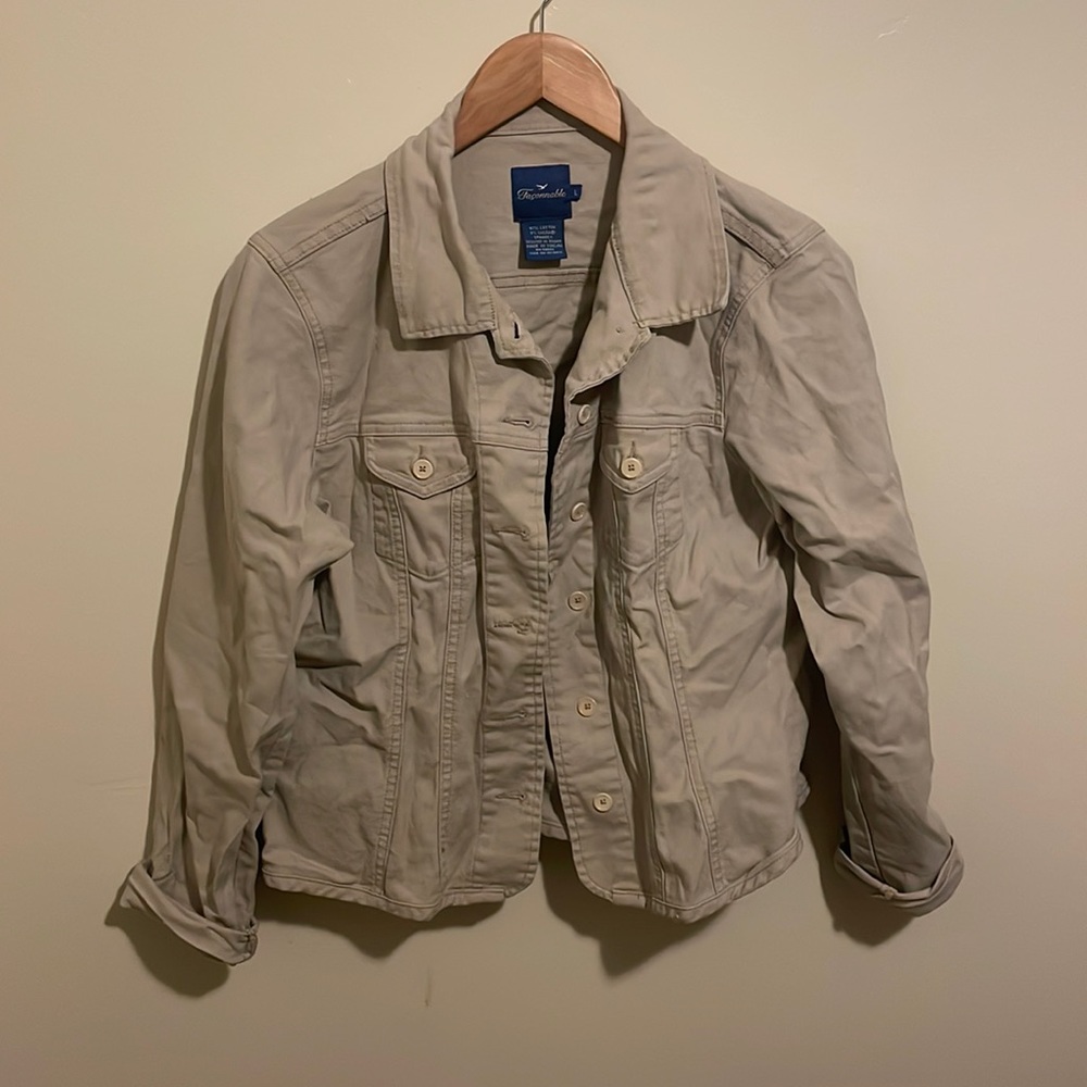 Khaki jean jacket
